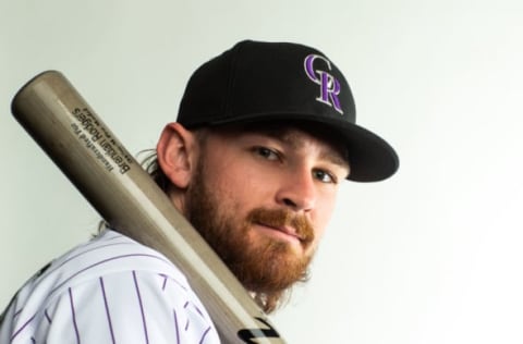 SCOTTSDALE, AZ – FEBRUARY 19: Brendan Rodgers #7 of the Colorado Rockies poses for a portrait at the Colorado Rockies Spring Training Facility at Salt River Fields at Talking Stick on February 19, 2020 in Scottsdale, Arizona. (Photo by Rob Tringali/Getty Images)