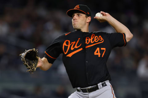 NEW YORK, NY – SEPTEMBER 03: John Means #47 of the Baltimore Orioles in action against the New York Yankees during a game at Yankee Stadium on September 3, 2021 in New York City. (Photo by Rich Schultz/Getty Images)