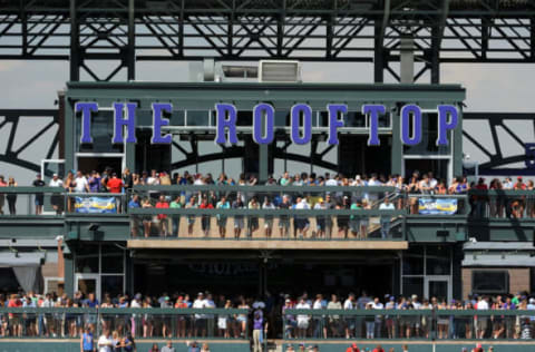 DENVER, CO – JUNE 25: A general view of the Colorado Rockies “The Rooftop” during the Colorado Rockies v the Arizona Diamondbacks at Coors Field on June 25, 2016 in Denver, Colorado. The Rockies defeated the Diamondbacks 11-6. (Photo by Bart Young/Getty Images)