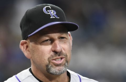 SAN DIEGO, CALIFORNIA – SEPTEMBER 8: Manager Walt Weiss #22 of the Colorado Rockies looks on before a baseball game against the San Diego Padres at PETCO Park on September 8, 2016 in San Diego, California. (Photo by Denis Poroy/Getty Images)