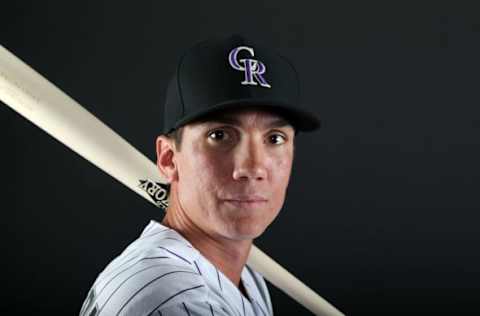 SCOTTSDALE, AZ – FEBRUARY 23: Jordan Patterson #72 of the Colorado Rockies poses for a portrait during photo day at Salt River Fields at Talking Stick on February 23, 2017 in Scottsdale, Arizona. (Photo by Chris Coduto/Getty Images)