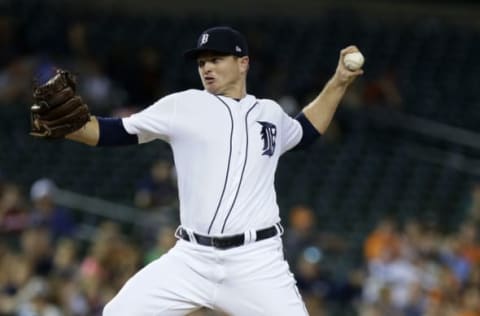 DETROIT, MI – JUNE 13: Justin Wilson #38 of the Detroit Tigers pitches against the Arizona Diamondbacks during the ninth inning at Comerica Park on June 13, 2017 in Detroit, Michigan. Wilson gave up a solo home run to David Peralta of the Arizona Diamondbacks in a 7-6 loss. (Photo by Duane Burleson/Getty Images)