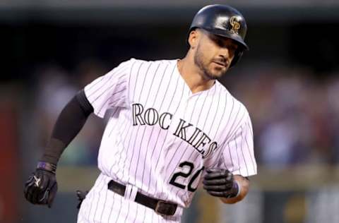 If the Rockies acquire an outfielder at the trade deadline, Ian Desmond could see himself coming off the bench a lot more frequently. (Photo by Matthew Stockman/Getty Images)