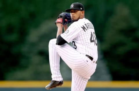 DENVER, CO – JULY 07: Starting pitcher German Marquez #48 of the Colorado Rockies throws in the first ining against the Chicago White Sox at Coors Field on July 7, 2017 in Denver, Colorado. (Photo by Matthew Stockman/Getty Images)