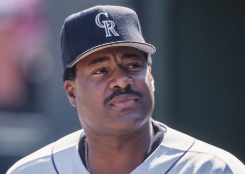 SAN FRANCISCO – SEPTEMBER 29: Don Baylor, manager of the Colorado Rockies, in action during a game against the San Francisco Giants bats on September 29, 1993 at Candlestick Park in San Francisco, California. (Photo by David Madison/Getty Images)