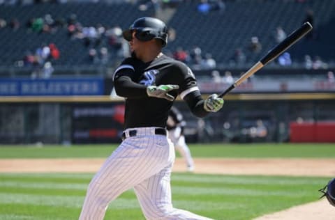 CHICAGO, IL – APRIL 25: Jose Abreu #79 of the Chicago White Sox bats against the Seattle Mariners at Guaranteed Rate Field on April 25, 2018 in Chicago, Illinois. The Mariners defeated the Whtie Sox 4-3. (Photo by Jonathan Daniel/Getty Images)