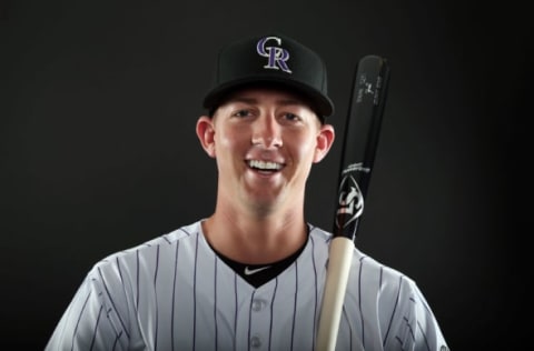 SCOTTSDALE, AZ – FEBRUARY 23: Ryan McMahon #85 of the Colorado Rockies poses for a portrait during photo day at Salt River Fields at Talking Stick on February 23, 2017 in Scottsdale, Arizona. (Photo by Chris Coduto/Getty Images)