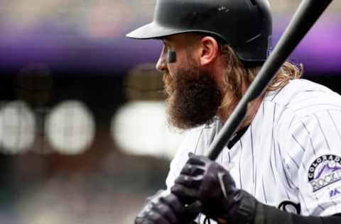 DENVER, CO – OCTOBER 01: Charlie Blackmon #19 of the Colorado Rockies waits on deck in the first inning of a regular season MLB game against the Los Angeles Dodgers at Coors Field on October 1, 2017 in Denver, Colorado. (Photo by Russell Lansford/Getty Images)