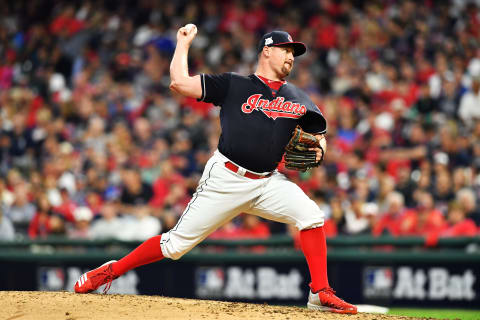 New Rockies reliever Bryan Shaw. Getty Images.