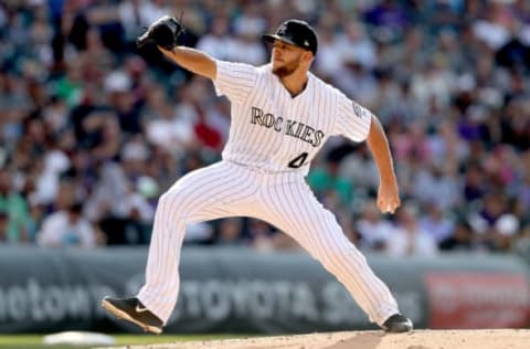 DENVER, CO – MAY 30: Starting pitcher Tyler Anderson. Photo courtesy of Getty Images.