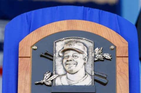 COOPERSTOWN, NY – JULY 24: The plaque of Ken Griffey Jr. is seen at Clark Sports Center during the Baseball Hall of Fame induction ceremony on July 24, 2016 in Cooperstown, New York. (Photo by Jim McIsaac/Getty Images)