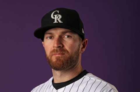 SCOTTSDALE, AZ – FEBRUARY 22: Wade Davis #71 of the Colorado Rockies poses on photo day during MLB Spring Training at Salt River Fields at Talking Stick on February 22, 2018 in Scottsdale, Arizona. (Photo by Patrick Smith/Getty Images)