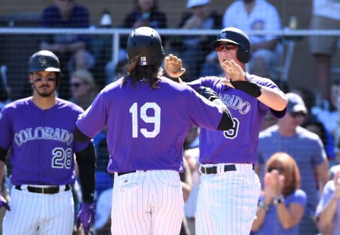 SCOTTSDALE, AZ – MARCH 05: Charlie Blackmon. Getty Images.