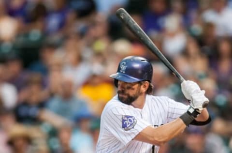 DENVER, CO – SEPTEMBER 22: Todd Helton #17 of the Colorado Rockies bats against the Arizona Diamondbacks at Coors Field on September 22, 2013 in Denver, Colorado. (Photo by Dustin Bradford/Getty Images)