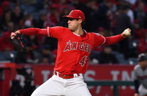 ANAHEIM, CA – MAY 11: Tyler Skaggs #45 of the Los Angeles Angels of Anaheim pitches in the third inning of the game against the Los Angeles Angels of Anaheim at Angel Stadium on May 11, 2018 in Anaheim, California. (Photo by Jayne Kamin-Oncea/Getty Images)