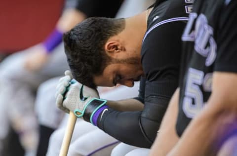 Nolan Arenado of the Colorado Rockies