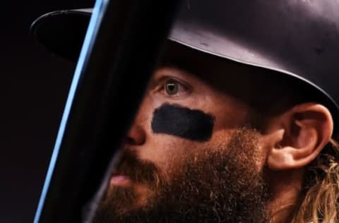 PHOENIX, ARIZONA – JULY 07: Charlie Blackmon #19 of the Colorado Rockies gets ready to walk to the on deck circle during the third inning against the Arizona Diamondbacks at Chase Field on July 07, 2019 in Phoenix, Arizona. (Photo by Norm Hall/Getty Images)