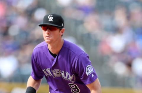 DENVER, CO – SEPTEMBER 27: DJ LeMahieu #22 of the Colorado Rockies plays second base during the game against the Philadelphia Phillies at Coors Field on September 27, 2018 in Denver, Colorado. The Rockies defeated the Phillies 6-4. (Photo by Rob Leiter/MLB Photos via Getty Images)