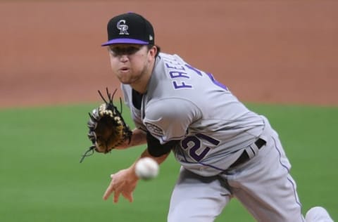 Colorado Rockies pitcher Kyle Freeland