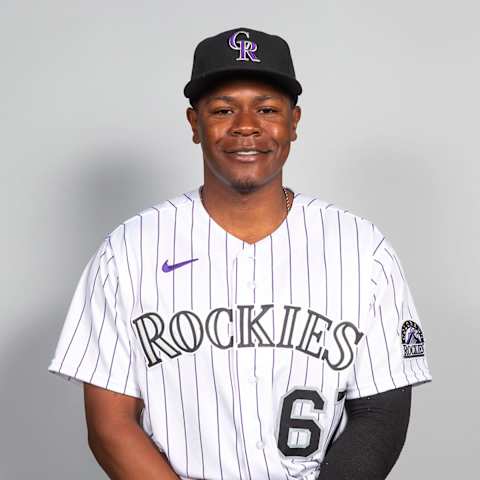 Mar 1, 2021; Scottsdale, AZ, USA; Colorado Rockies Jameson Hannah #67 poses during media day at at Salt River Fields at Talking Stick. Mandatory Credit: MLB photos via USA TODAY Sports