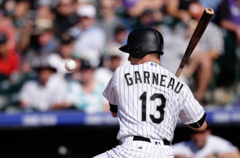 Jun 9, 2016; Denver, CO, USA; Colorado Rockies catcher 