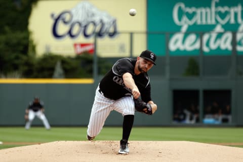 Colorado Rockies starting pitcher Tyler Chatwood. Mandatory Credit: Isaiah J. Downing-USA TODAY Sports