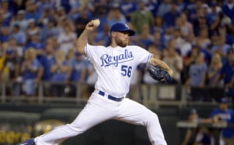 Rockies reliever, Greg Holland. Mandatory Credit: John Rieger-USA TODAY Sports