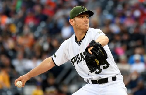 PITTSBURGH, PA – JUNE 21: Chad Kuhl #39 of the Pittsburgh Pirates delivers a pitch during the game against the Arizona Diamondbacks at PNC Park on June 21, 2018 in Pittsburgh, Pennsylvania. (Photo by Justin Berl/Getty Images)