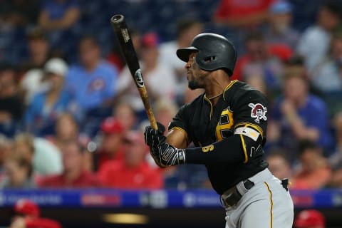 PHILADELPHIA, PA – AUGUST 28: Starling Marte #6 of the Pittsburgh Pirates in action against the Philadelphia Phillies during a game at Citizens Bank Park on August 28, 2019 in Philadelphia, Pennsylvania. (Photo by Rich Schultz/Getty Images)