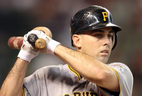 PHOENIX – JULY 25: Jack Wilson #2 of the Pittsburgh Pirates prepares to bat during the major league baseball game against the Arizona Diamondbacks at Chase Field on July 25, 2009 in Phoenix, Arizona. (Photo by Christian Petersen/Getty Images)