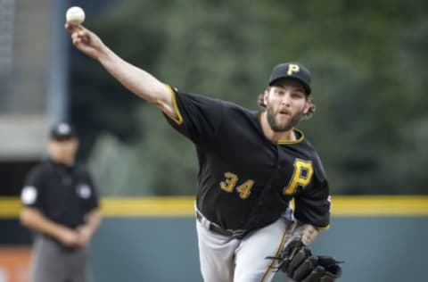 DENVER, CO – AUGUST 29: Trevor Williams #34 of the Pittsburgh Pirates pitches against the Colorado Rockies at Coors Field on August 29, 2019 in Denver, Colorado. (Photo by Joe Mahoney/Getty Images)