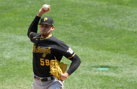 MINNEAPOLIS, MINNESOTA – AUGUST 04: Joe Musgrove #59 of the Pittsburgh Pirates delivers a pitch against the Minnesota Twins during the first inning of the game at Target Field on August 4, 2020 in Minneapolis, Minnesota. (Photo by Hannah Foslien/Getty Images)