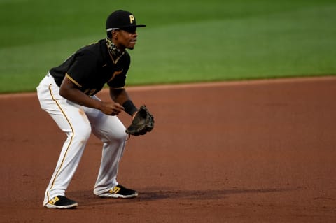 PITTSBURGH, PA – SEPTEMBER 04: Ke’Bryan Hayes #13 of the Pittsburgh Pirates in action during game two of a doubleheader against the Cincinnati Reds at PNC Park on September 4, 2020 in Pittsburgh, Pennsylvania. (Photo by Justin Berl/Getty Images)