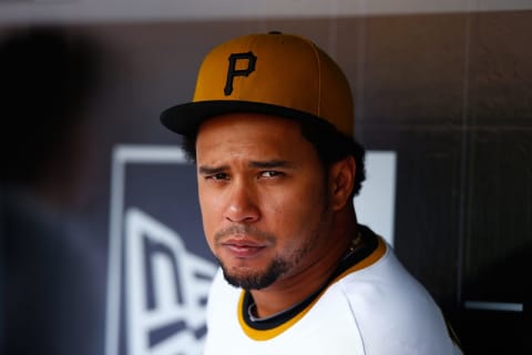 PITTSBURGH, PA – JUNE 14: Jose Tabata #31 of the Pittsburgh Pirates in action against the Philadelphia Phillies during the game at PNC Park on June 14, 2015 in Pittsburgh, Pennsylvania. (Photo by Jared Wickerham/Getty Images)