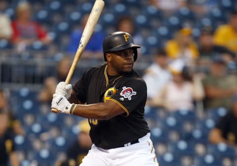 PITTSBURGH, PA – SEPTEMBER 05: Jason Rogers #15 of the Pittsburgh Pirates in action during the game against the St. Louis Cardinals at PNC Park on September 5, 2016 in Pittsburgh, Pennsylvania. (Photo by Justin K. Aller/Getty Images)