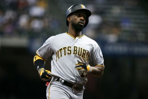 MILWAUKEE, WI – SEPTEMBER 13: Andrew McCutchen #22 of the Pittsburgh Pirates rounds the bases after hitting his 200th career home run in the first inning against the Milwaukee Brewers at Miller Park on September 13, 2017 in Milwaukee, Wisconsin. (Photo by Dylan Buell/Getty Images)