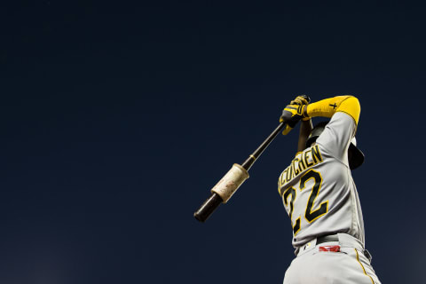 WASHINGTON, DC – SEPTEMBER 29: Andrew McCutchen #22 of the Pittsburgh Pirates prepares to hit against the Washington Nationals in the first inning at Nationals Park on September 29, 2017 in Washington, DC. (Photo by Patrick McDermott/Getty Images)