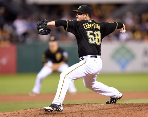 PITTSBURGH, PA – SEPTEMBER 13: Brandon Cumpton #58 of the Pittsburgh Pirates pitches against the Chicago Cubs on September 13, 2014 at PNC Park in Pittsburgh, Pennsylvania. (Photo by Joe Sargent/Getty Images)