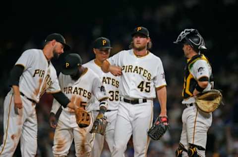 PITTSBURGH, PA – AUGUST 21: Gerrit Cole