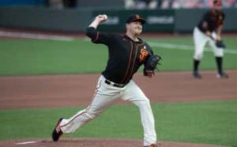 SAN FRANCISCO, CA – SEPTEMBER 05: Trevor Cahill #53 of the San Francisco Giants pitches against the Arizona Diamondbacks during the first inning at Oracle Park on September 5, 2020 in San Francisco, California. The San Francisco Giants defeated the Arizona Diamondbacks 4-3. (Photo by Jason O. Watson/Getty Images)