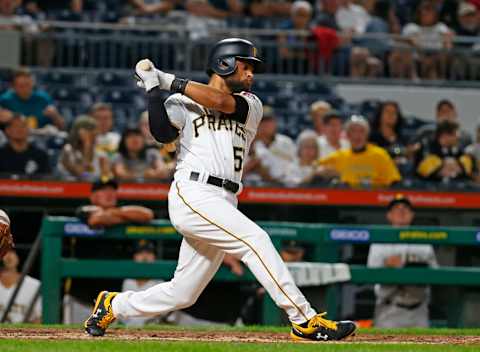 PITTSBURGH, PA – SEPTEMBER 03: Jason Martin #51 of the Pittsburgh Pirates in action against the Miami Marlins at PNC Park on September 3, 2019 in Pittsburgh, Pennsylvania. (Photo by Justin K. Aller/Getty Images)