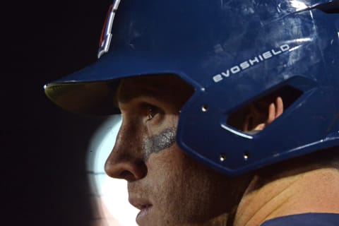 Jun 12, 2021; Tucson, AZ, USA; Arizona Wildcats third baseman Jacob Berry (15) waits on deck to bat against the Ole Miss Rebels during the seventh inning of the NCAA Baseball Tucson Super Regional at Hi Corbett Field. Mandatory Credit: Joe Camporeale-USA TODAY Sports