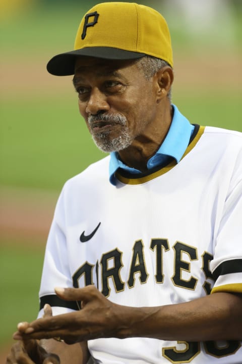 Jul 17, 2021; Pittsburgh, Pennsylvania, USA; Pittsburgh Pirates former second baseman Dave Cash seen during a celebration honoring the 50th anniversary of the 1971 World Championship team before the game against the New York Mets at PNC Park. Mandatory Credit: Charles LeClaire-USA TODAY Sports