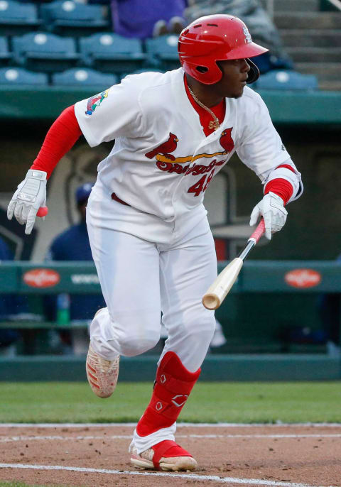 Malcolm Nunez, of the Springfield Cardinals, during opening day at Hammons Field on Friday, April 8, 2022.Openingday0559