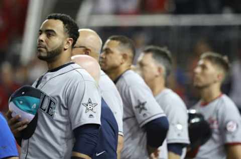 WASHINGTON, DC – July 17: Nelson Cruz #23 of the Seattle Mariners during the 89th MLB All-Star Game, presented by Mastercard at Nationals Park on July 17, 2018, in Washington, DC. (Photo by Rob Carr/Getty Images)