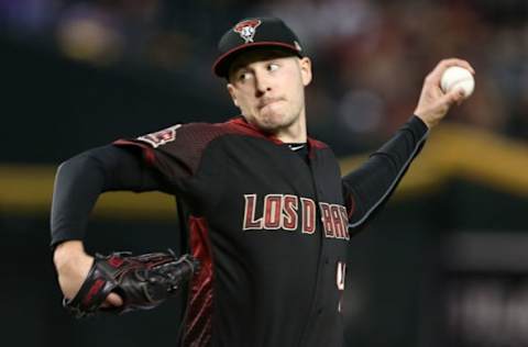 PHOENIX, AZ – SEPTEMBER 22: Patrick Corbin #46 of the Arizona Diamondbacks pitches against the Colorado Rockies during the first inning of an MLB game at Chase Field on September 22, 2018 in Phoenix, Arizona. (Photo by Ralph Freso/Getty Images)