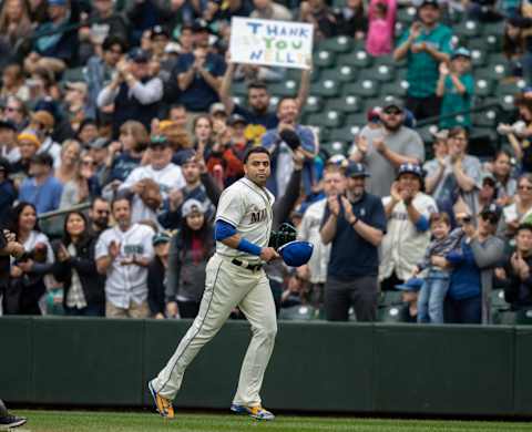 SEATTLE, WA – SEPTEMBER 30: Nelson Cruz #23 of the Seattle Mariners jogs off the field after being replaced during the fourth inning of a game at Safeco Field on September 30, 2018 in Seattle, Washington. The Mariners won the game 3-1. (Photo by Stephen Brashear/Getty Images)