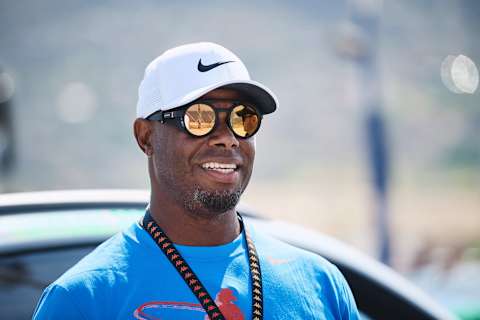 MYKONOS, GREECE – JUNE 09: Former Mariners star Ken Griffey Jr at Gumball 3000 MykonosvIbiza. (Photo by Guido De Bortoli/Getty Images for SAFILO)