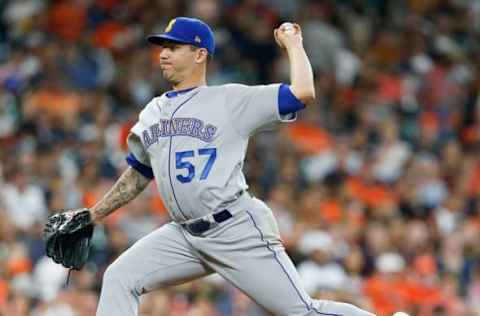 HOUSTON, TEXAS – JUNE 28: Tommy Milone #57 of the Seattle Mariners pitches in the second inning against the Houston Astros at Minute Maid Park on June 28, 2019 in Houston, Texas. (Photo by Bob Levey/Getty Images)