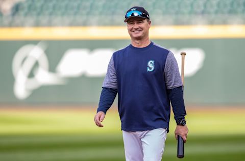 SEATTLE, WA – SEPTEMBER 25: Seattle Mariners manager Scott Servais walks on the field. (Photo by Stephen Brashear/Getty Images)